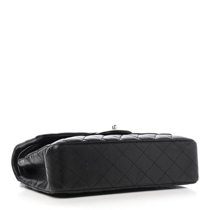 Chanel Lambskin Quilted Medium Double Flap Black 3 of 9