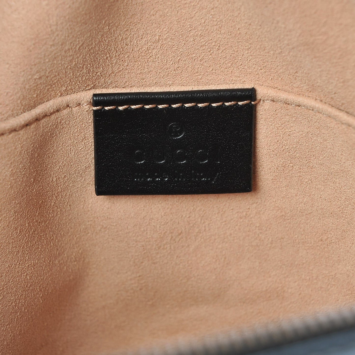 Calfskin Matelasse GG Marmont Belt Bag 85 34 Black