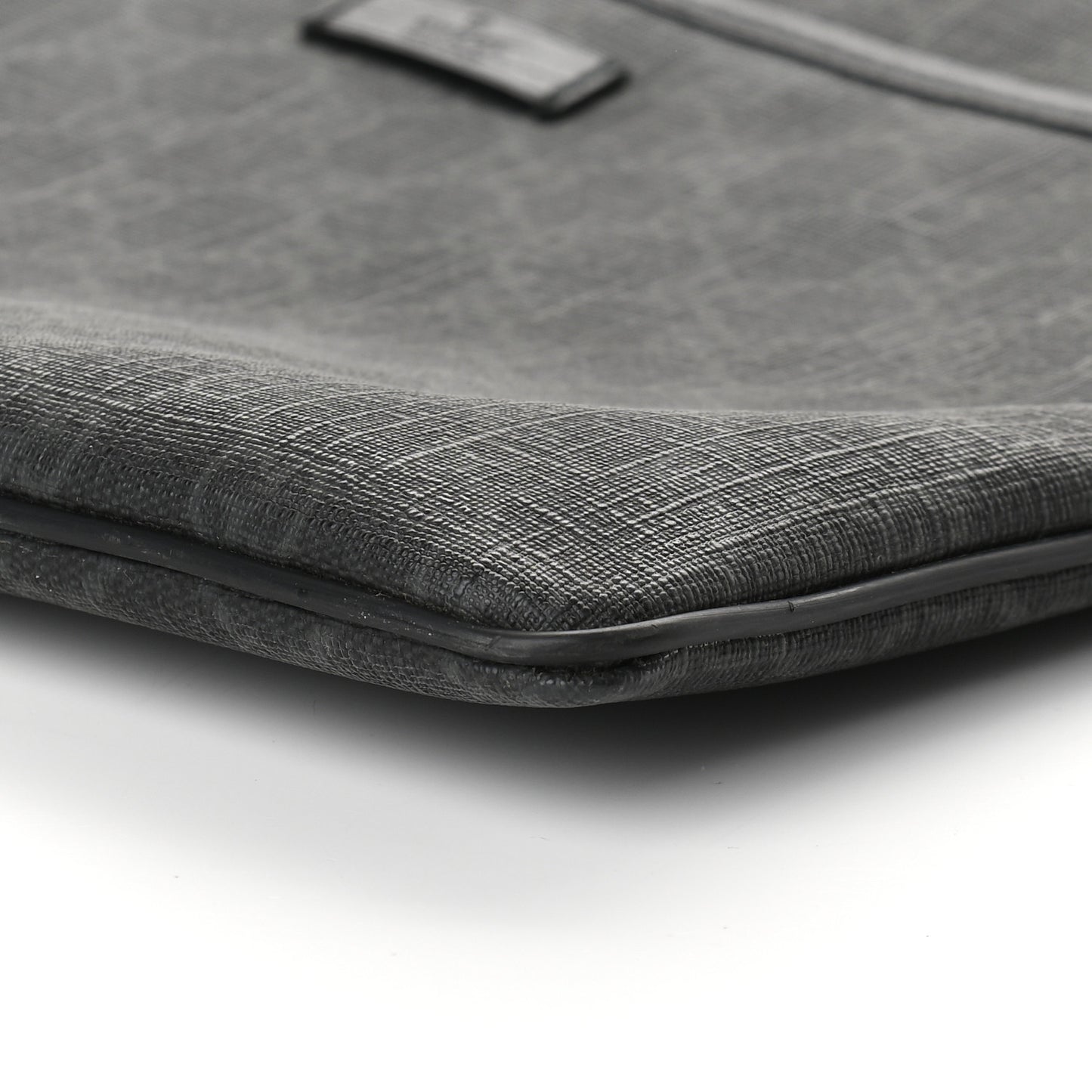 GG Plus Monogram Medium Flat Messenger Bag Black