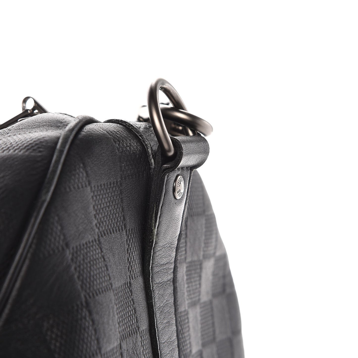 Damier Infini Keepall Bandouliere 55 Onyx