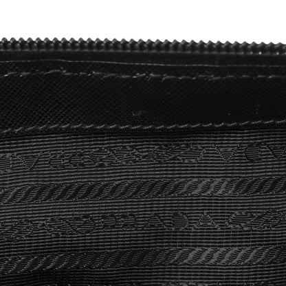 Prada Tessuto Nylon Saffiano Carry On Travel Bag Black 10 of 13