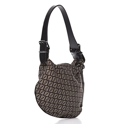 Fendi Zucchino Vitello Oyster Testa di Moro Beige 3 of 8