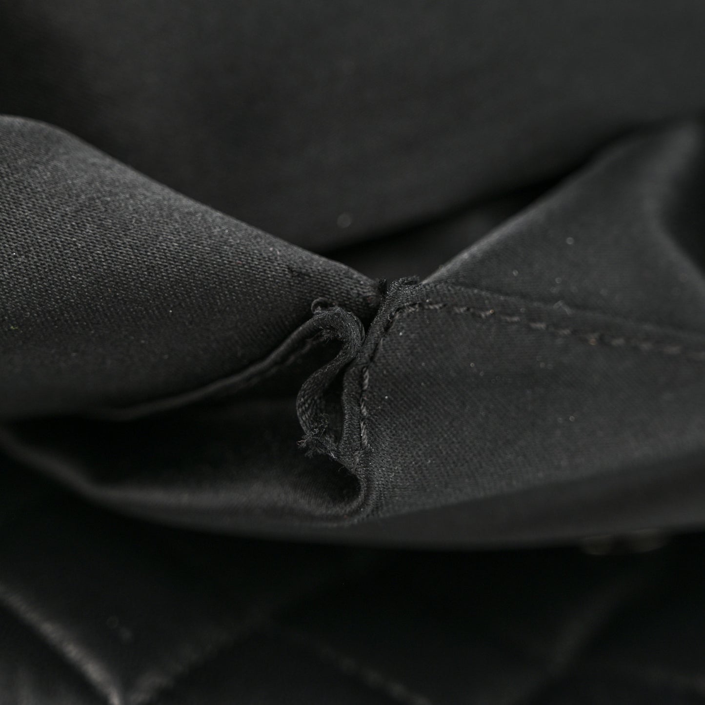 Lambskin Quilted Chanel 7 Tote Black