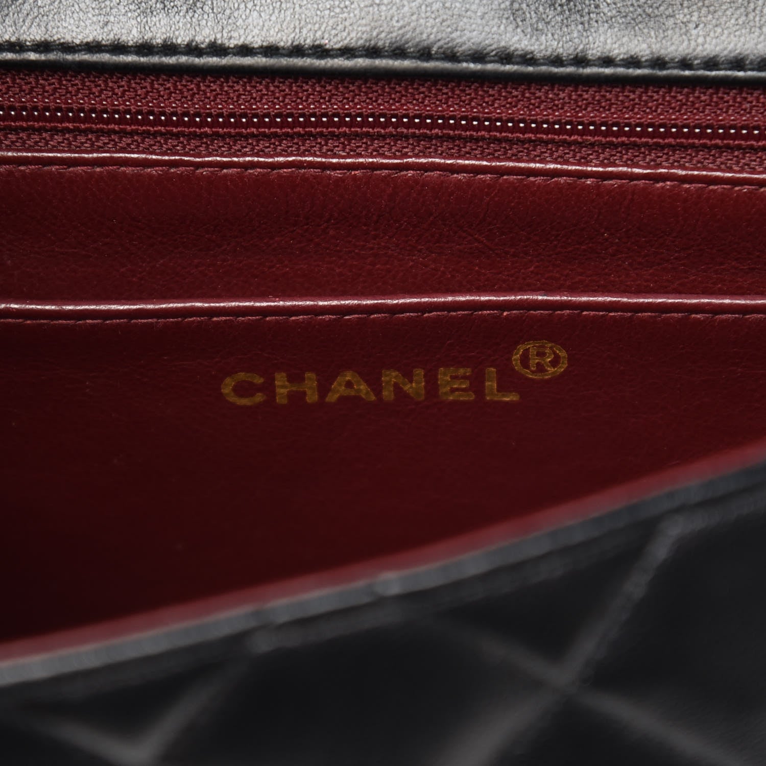 Chanel Lambskin Quilted Medium Single Flap Black 6 of 15