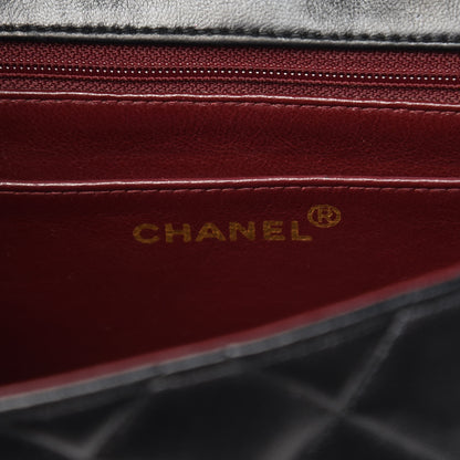 Chanel Lambskin Quilted Medium Single Flap Black 6 of 15