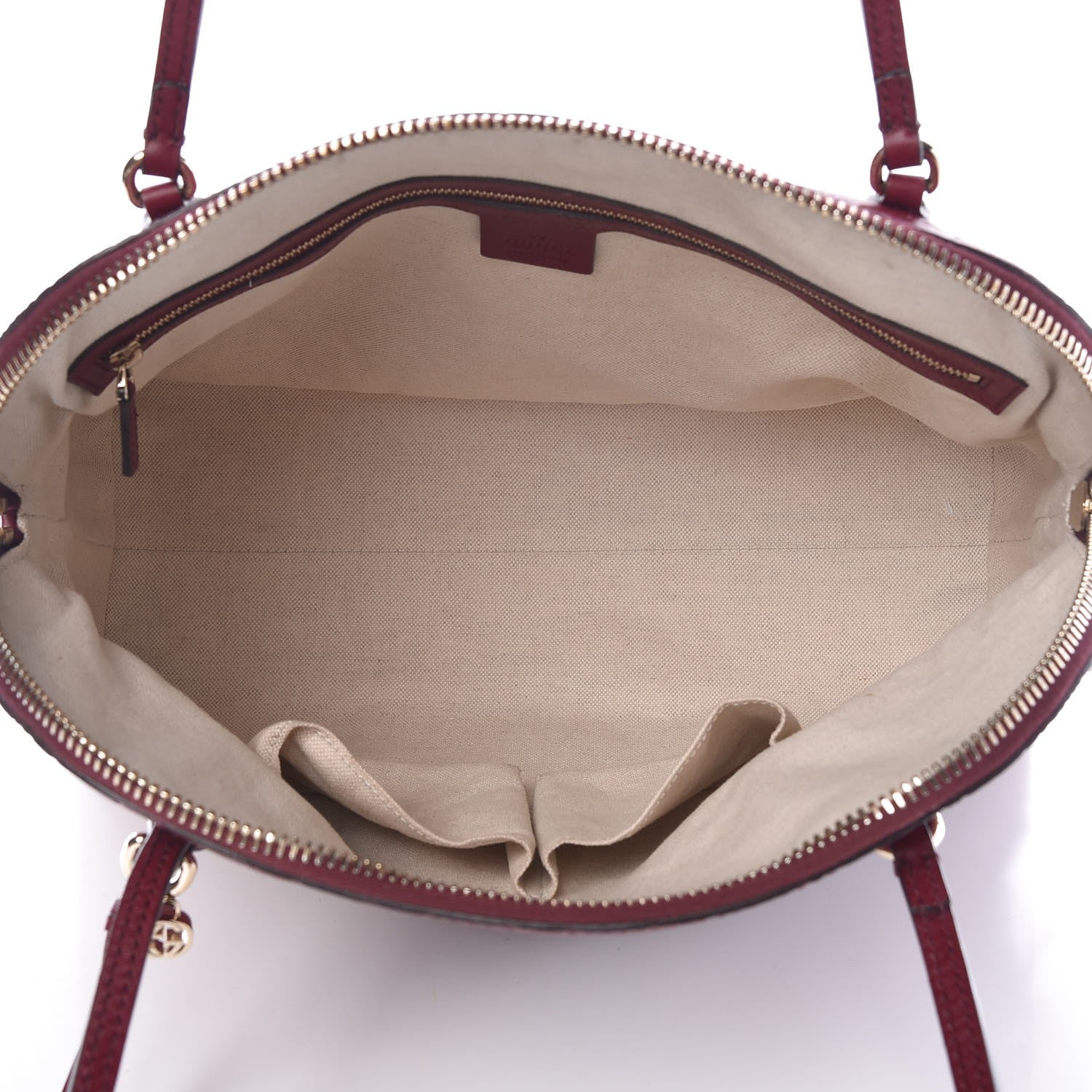 Gucci Guccissima Medium Bree Shoulder Bag Classic Ruby 5 of 11