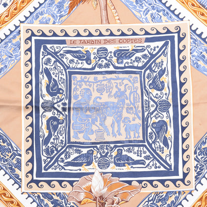 Hermes Silk Le Jardin Des Coptes Scarf 90 4 of 8