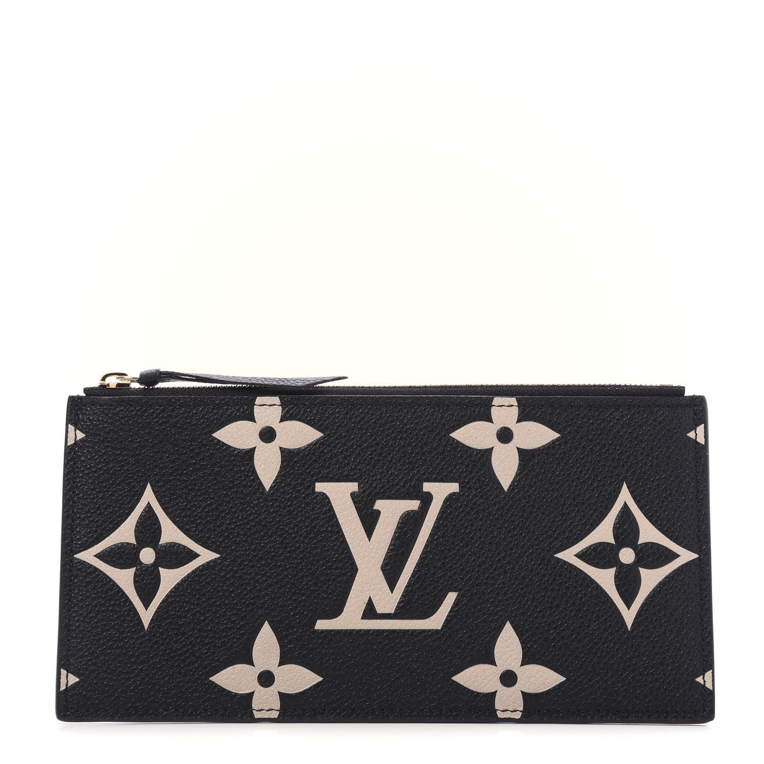 Louis Vuitton Empreinte Monogram Giant Crafty Pochette Felicie Zippered Insert Black 1 of 9