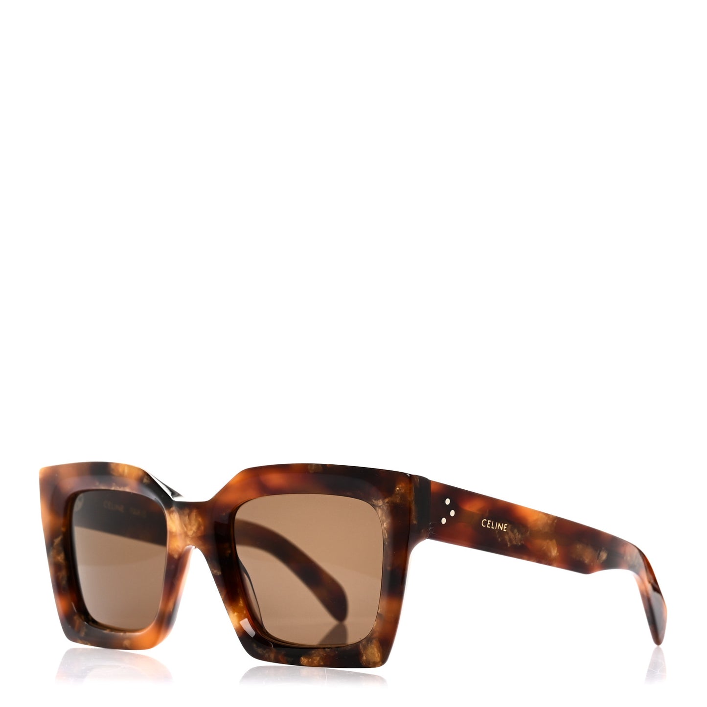 Acetate Square Sunglasses CL401301 Tortoise