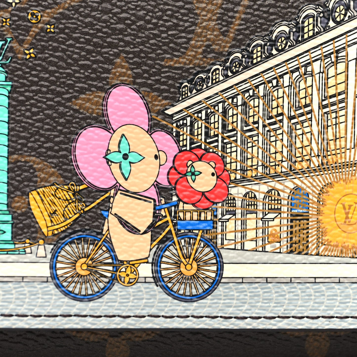 Monogram 2022 Christmas Animation Paris Victorine Wallet Pink