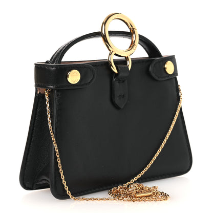 Fendi Nappa Sigma Pico Peekaboo Charm Black 5 of 25