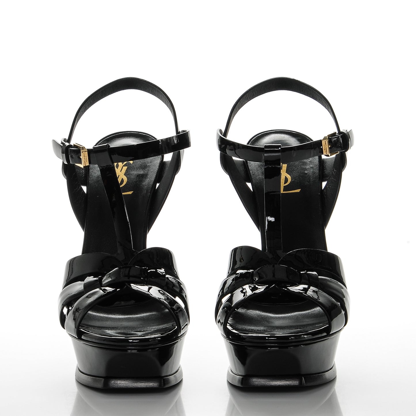Patent Tribute 105 Platform Sandals 40 Black