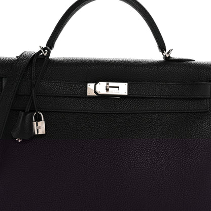 Hermes Togo Kelly Sellier 40 Black 8 of 14