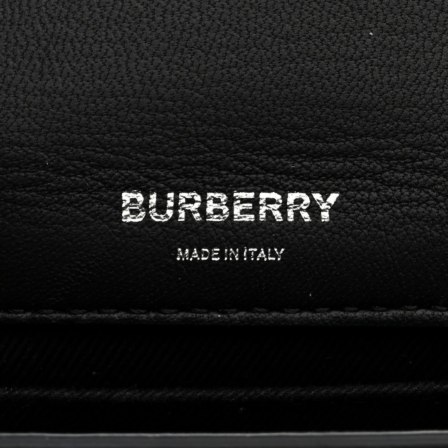 Burberry Calfskin Gingham Print Small Lola Bag Black White 6 of 10