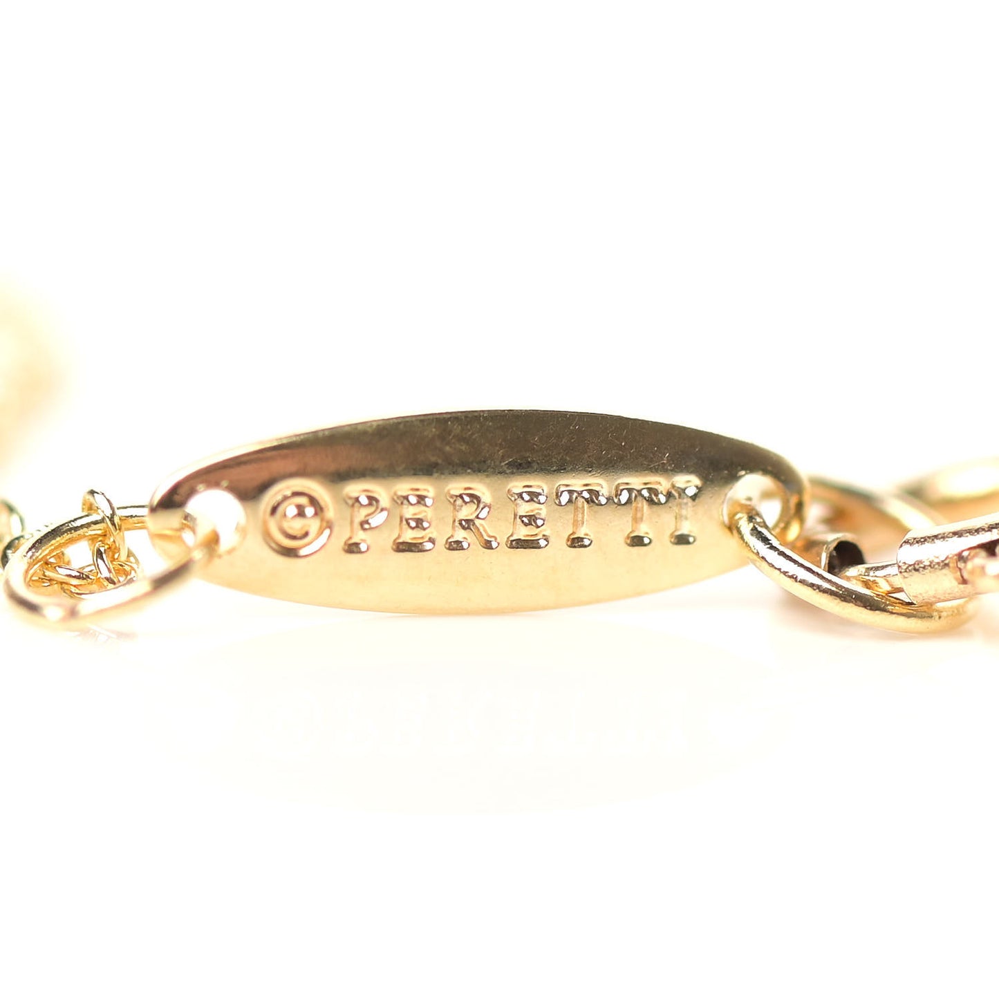 18K Yellow Gold Turquoise Elsa Peretti 1 Carat Pendant Necklace