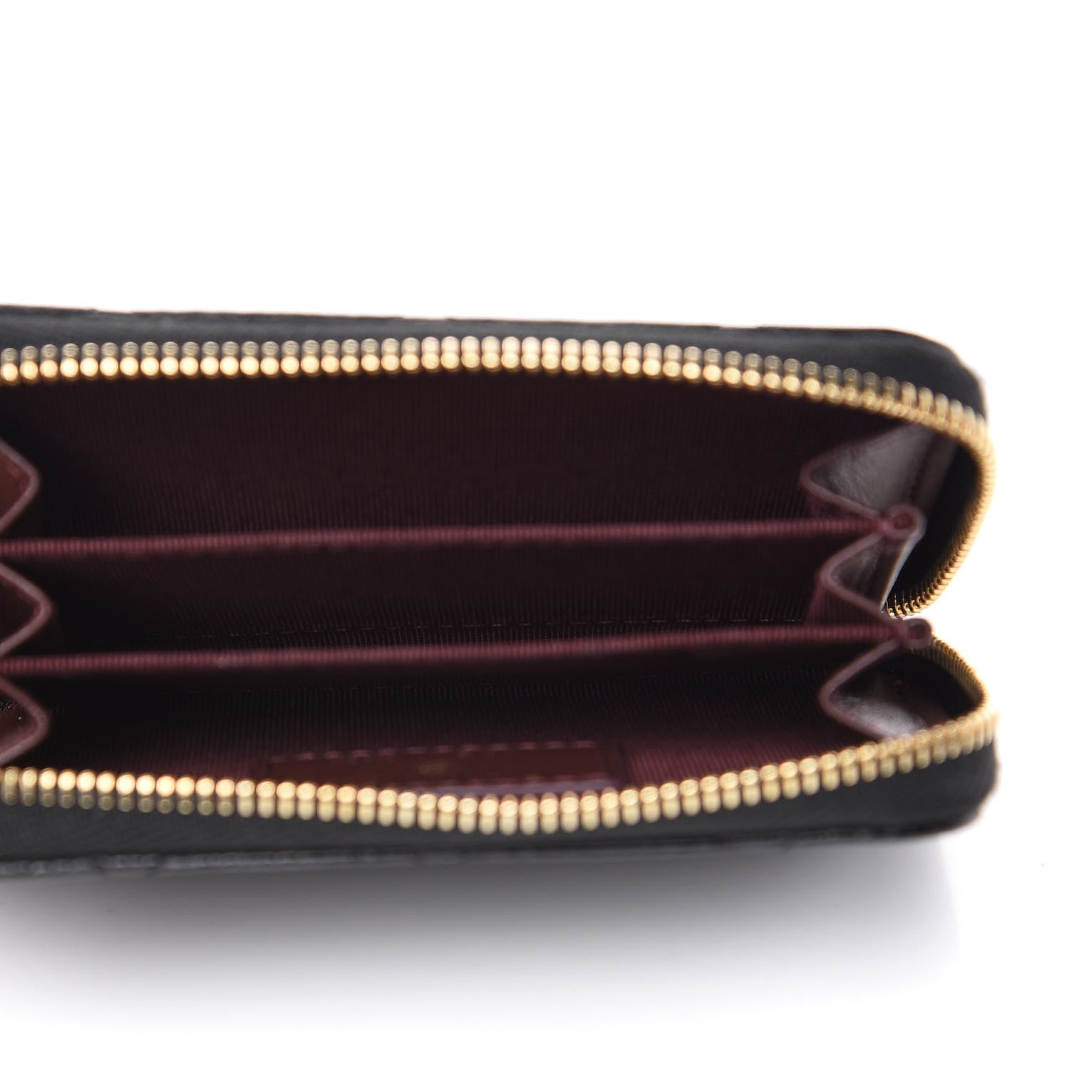 Chanel Caviar Quilted Zip Coin Purse Black 5 of 11