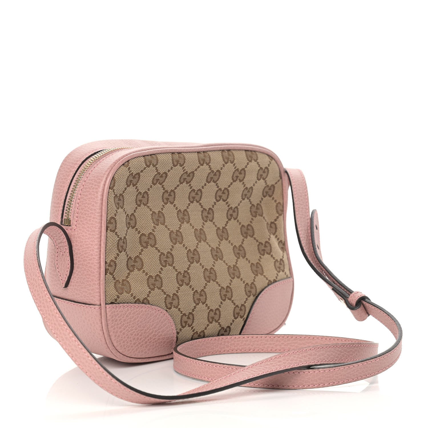 Gucci Monogram Mini Bree Messenger Bag Beige Soft Pink 3 of 9