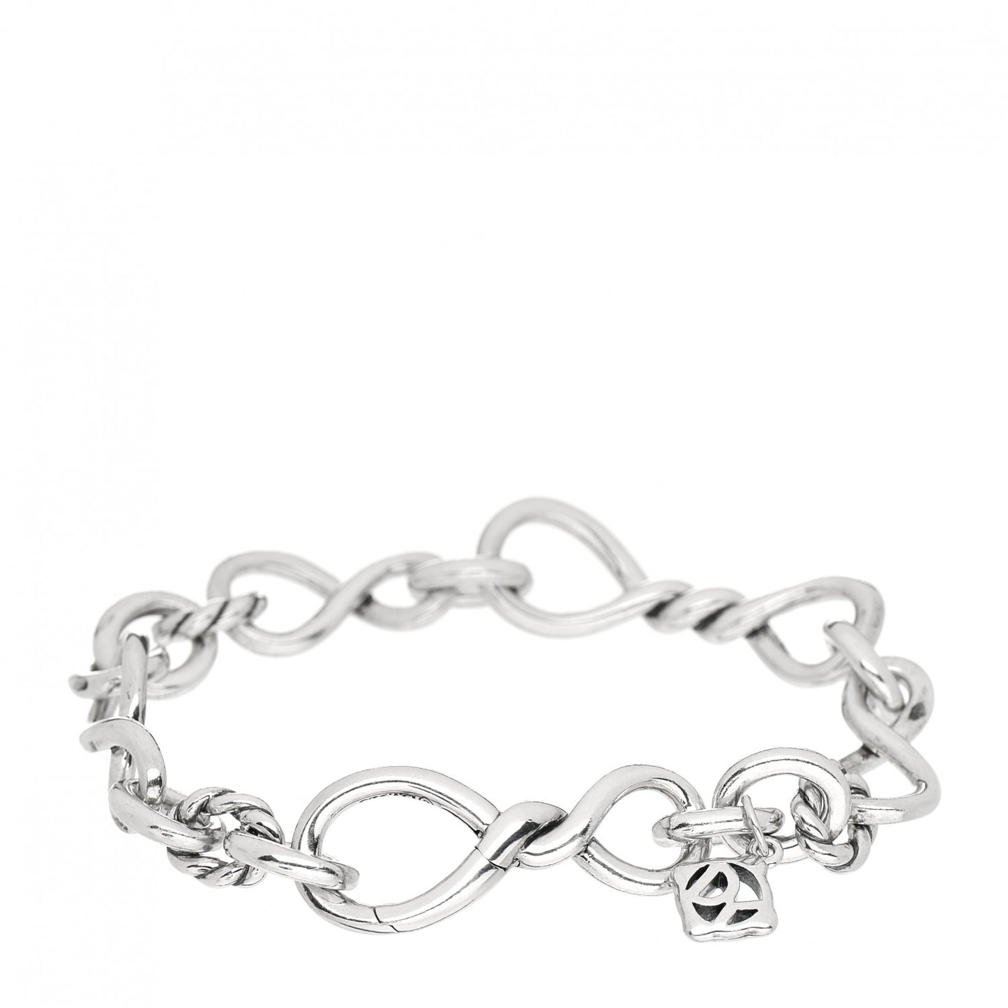 Sterling Silver Medium Continuance Chain Bracelet
