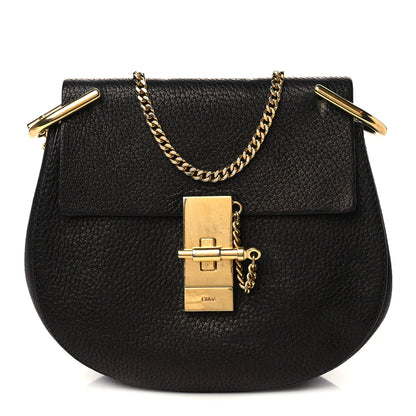 Chloe Grained Lambskin Mini Drew Shoulder Bag Black 1 of 6