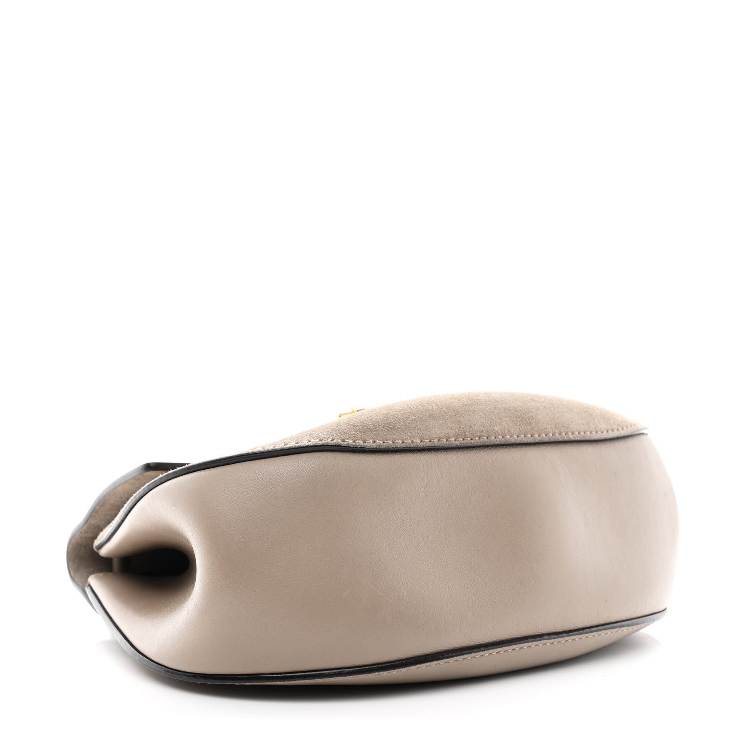 Chloe Suede Smooth Calfskin Drew Shoulder Bag Motty Grey 4 of 10