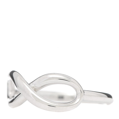 Tiffany Sterling Silver Infinity Ring 54 7 3 of 5