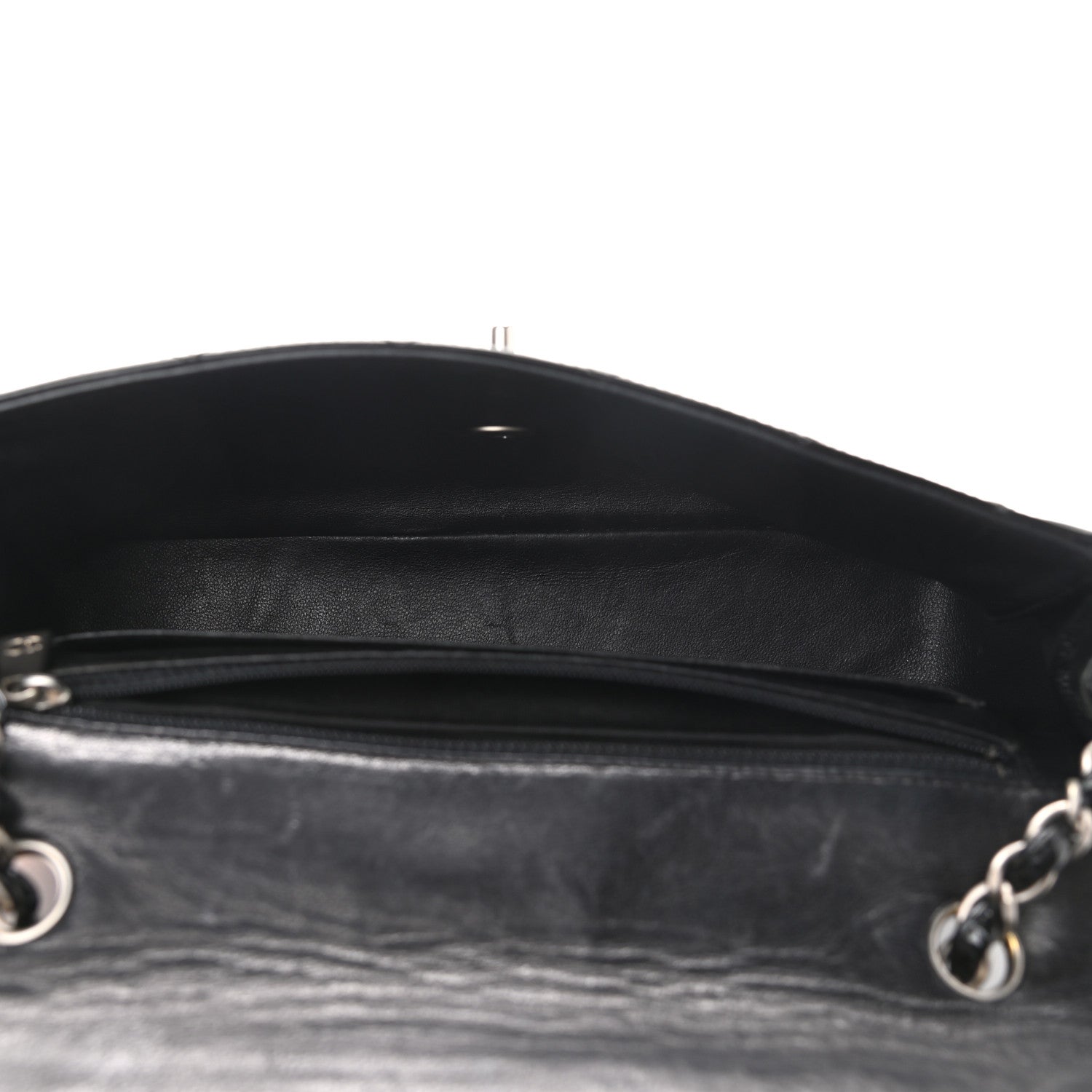 Chanel Patent Quilted Medium Single Flap Black 4 of 10