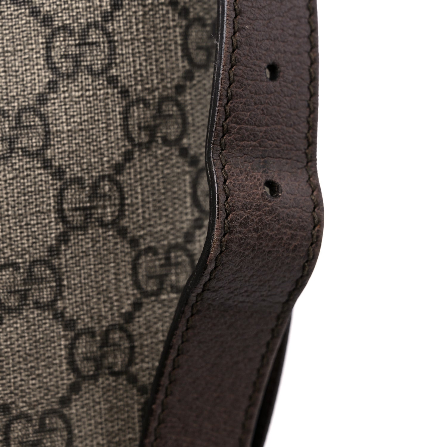 Gucci GG Supreme Monogram Web Ophidia Half Moon Hobo Brown 19 of 19