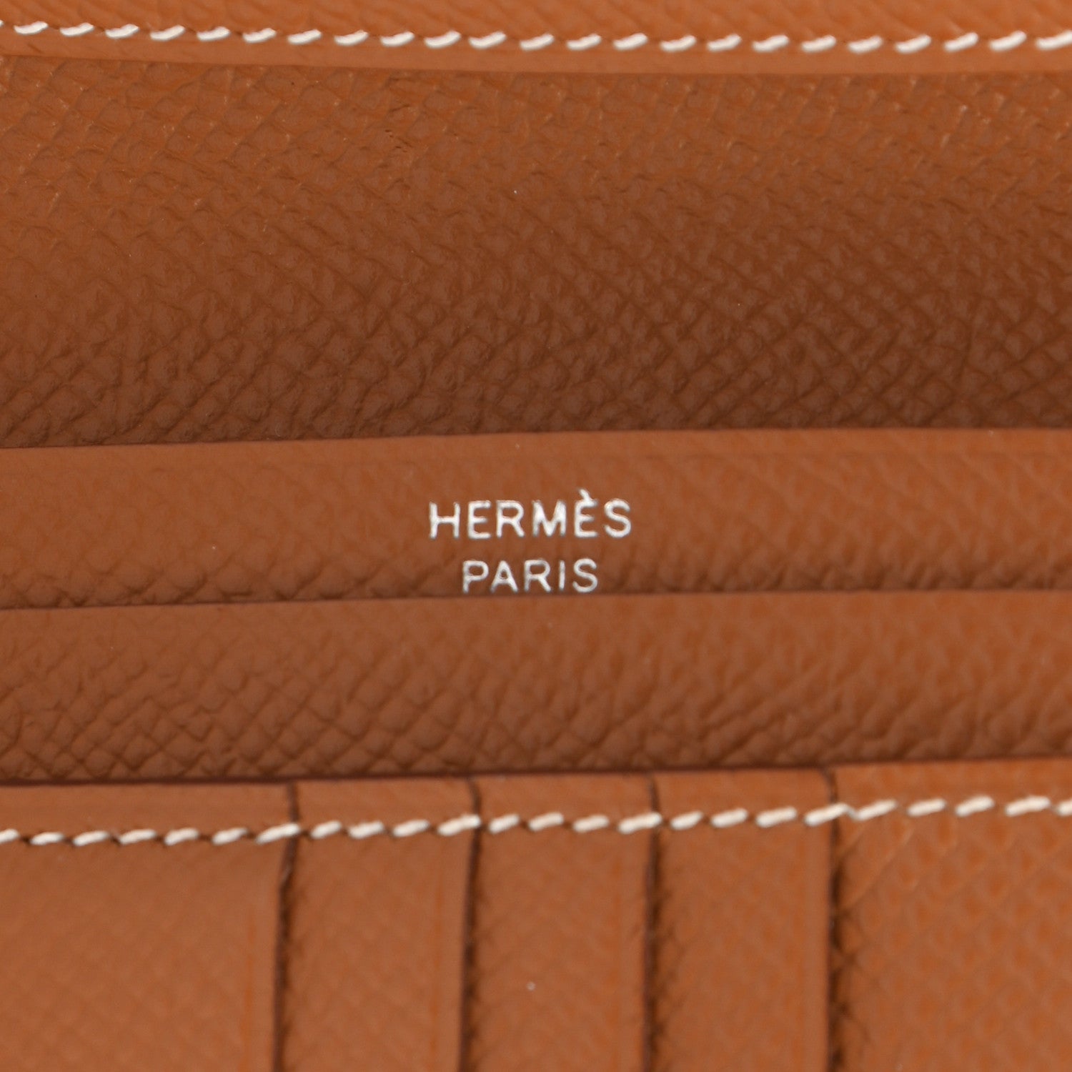 Hermes Epsom Bearn Compact Wallet Gold 6 of 8