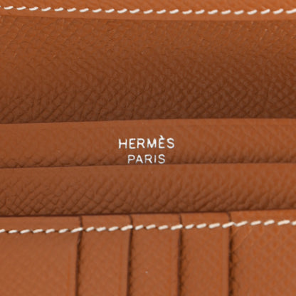 Hermes Epsom Bearn Compact Wallet Gold 6 of 8