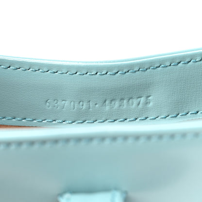 Gucci Boarded Dyana Lux Calfskin Mini Jackie 1961 Hobo Dusty Azure 7 of 13