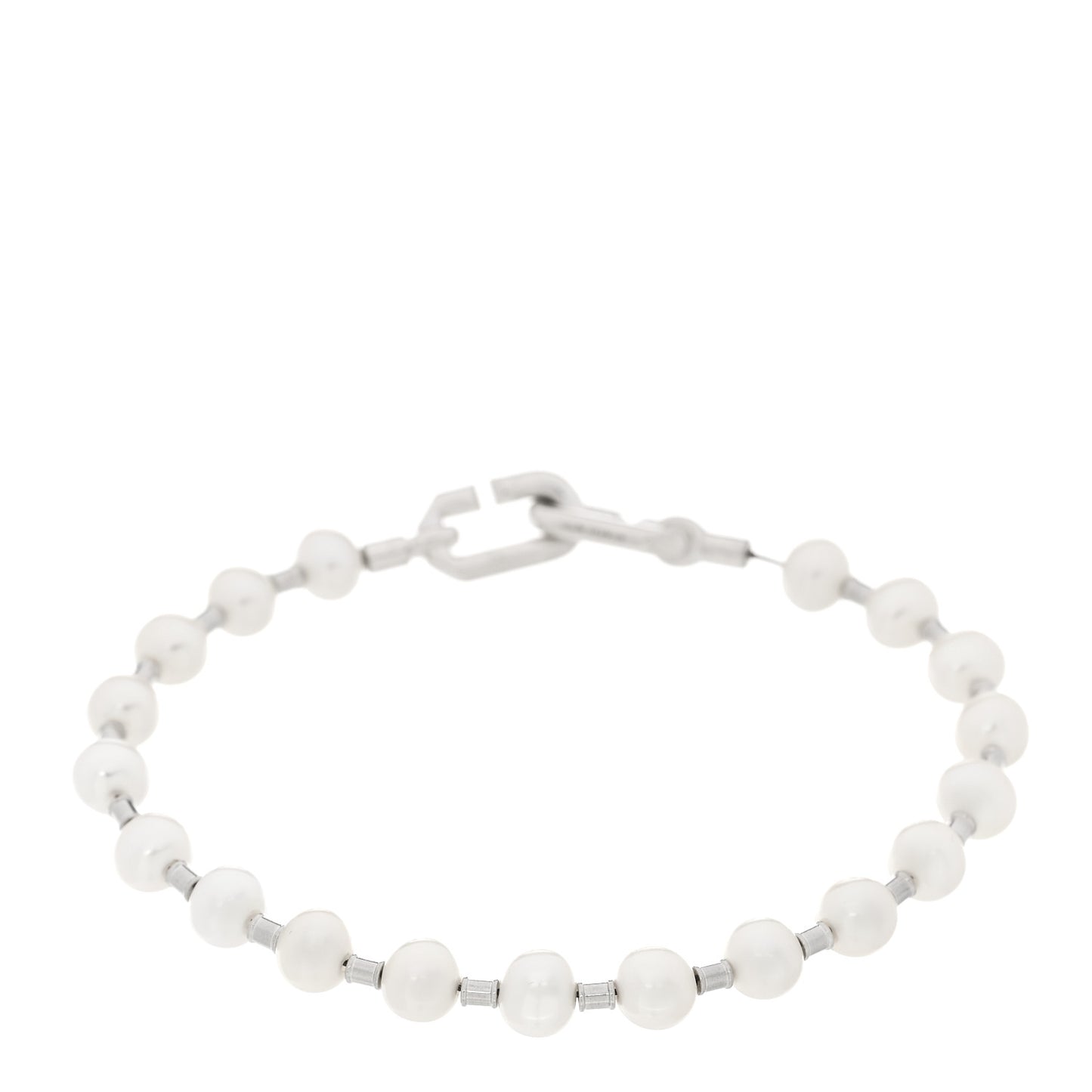 Sterling Silver Pearl 5-6mm HardWear Bracelet