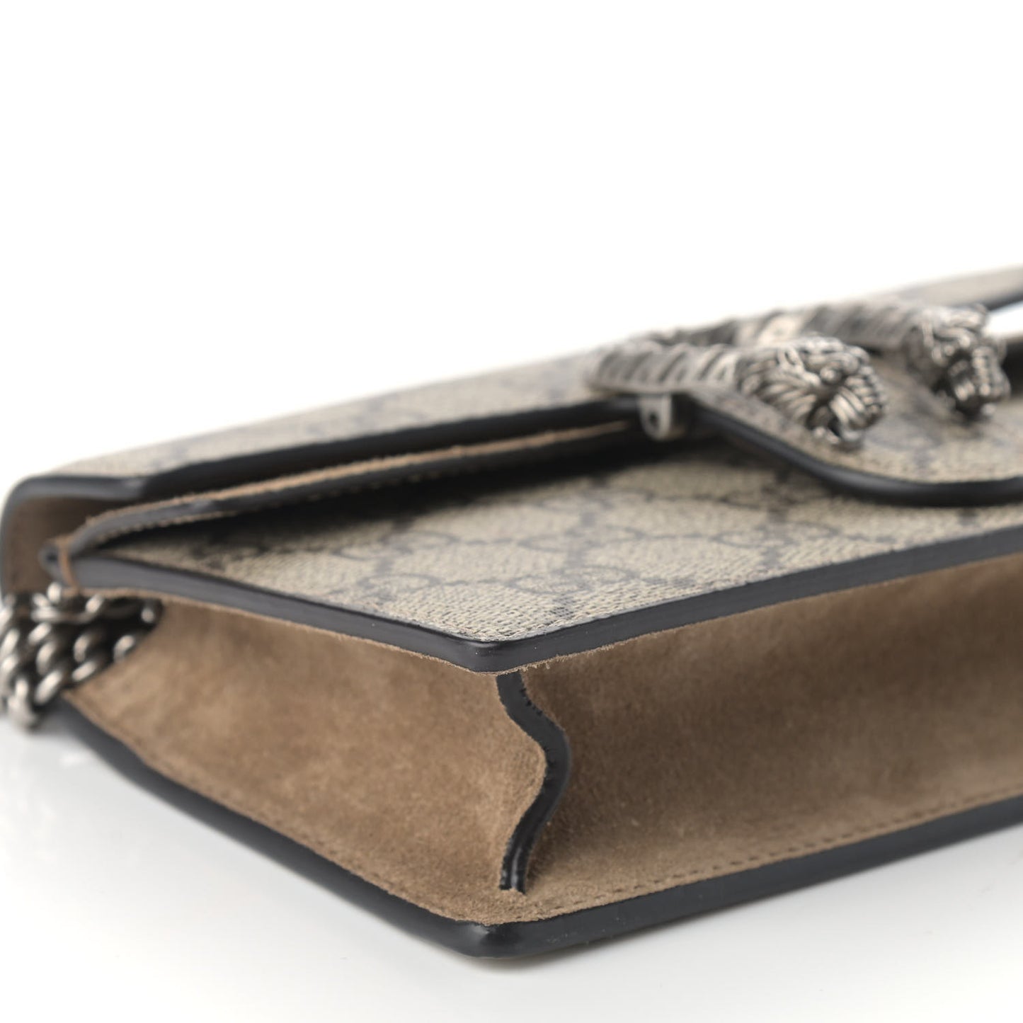 GG Supreme Monogram Super Mini Dionysus Shoulder Bag Taupe