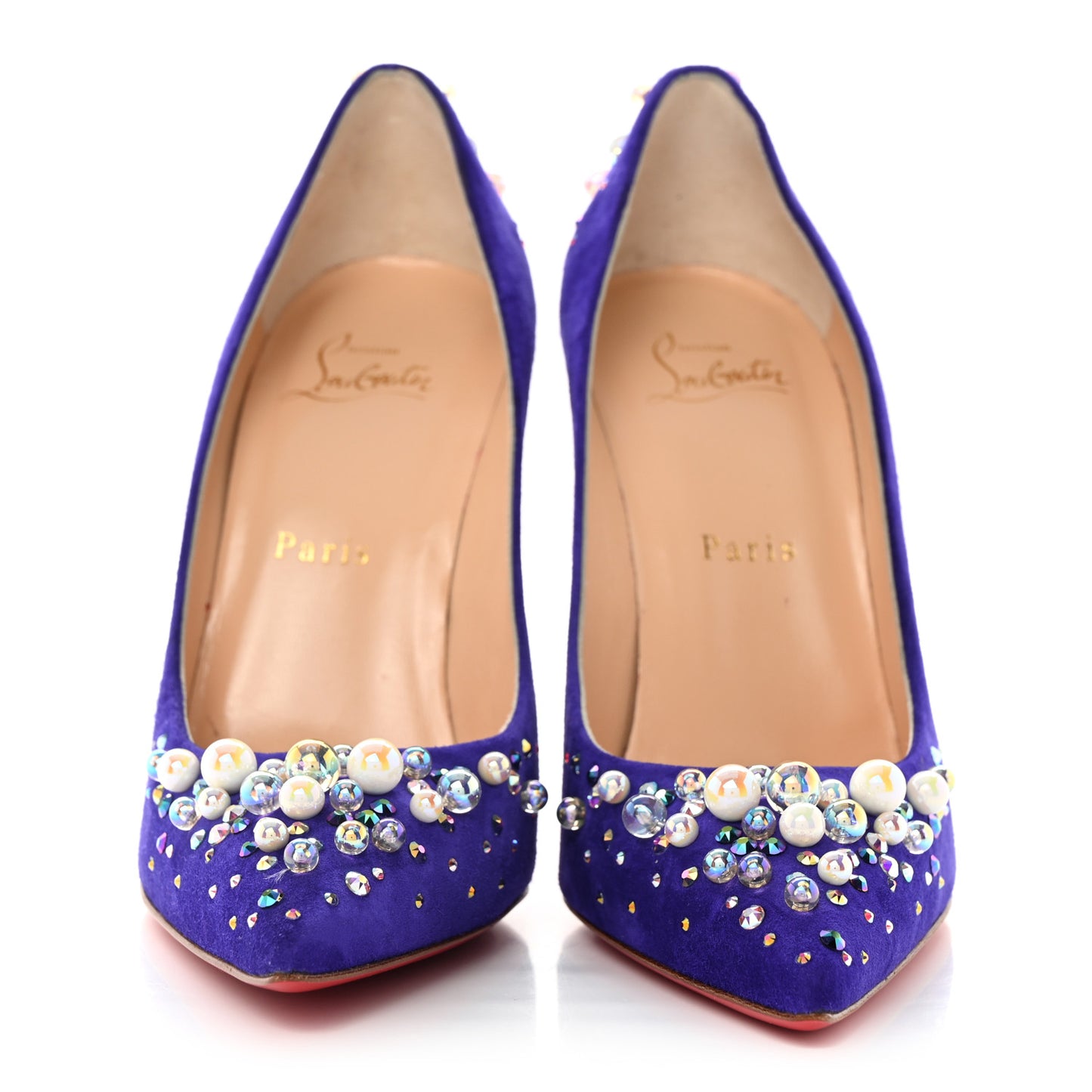 Veau Velours Candidate 100 Pumps 38 Purple Pop