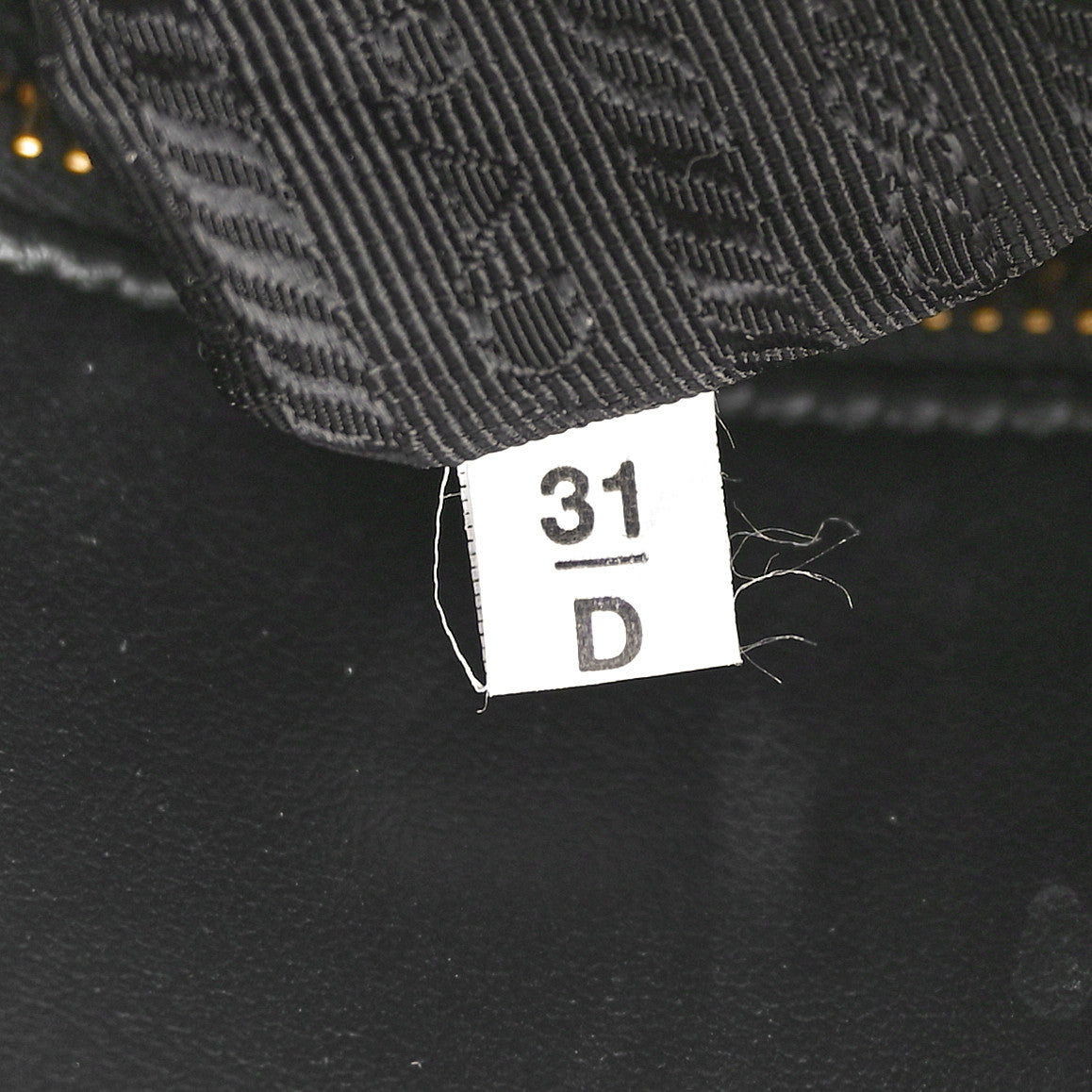 Prada Jacquard Saffiano Triangolo Symbole Embroidered Small Tote Black Corda 7 of 10