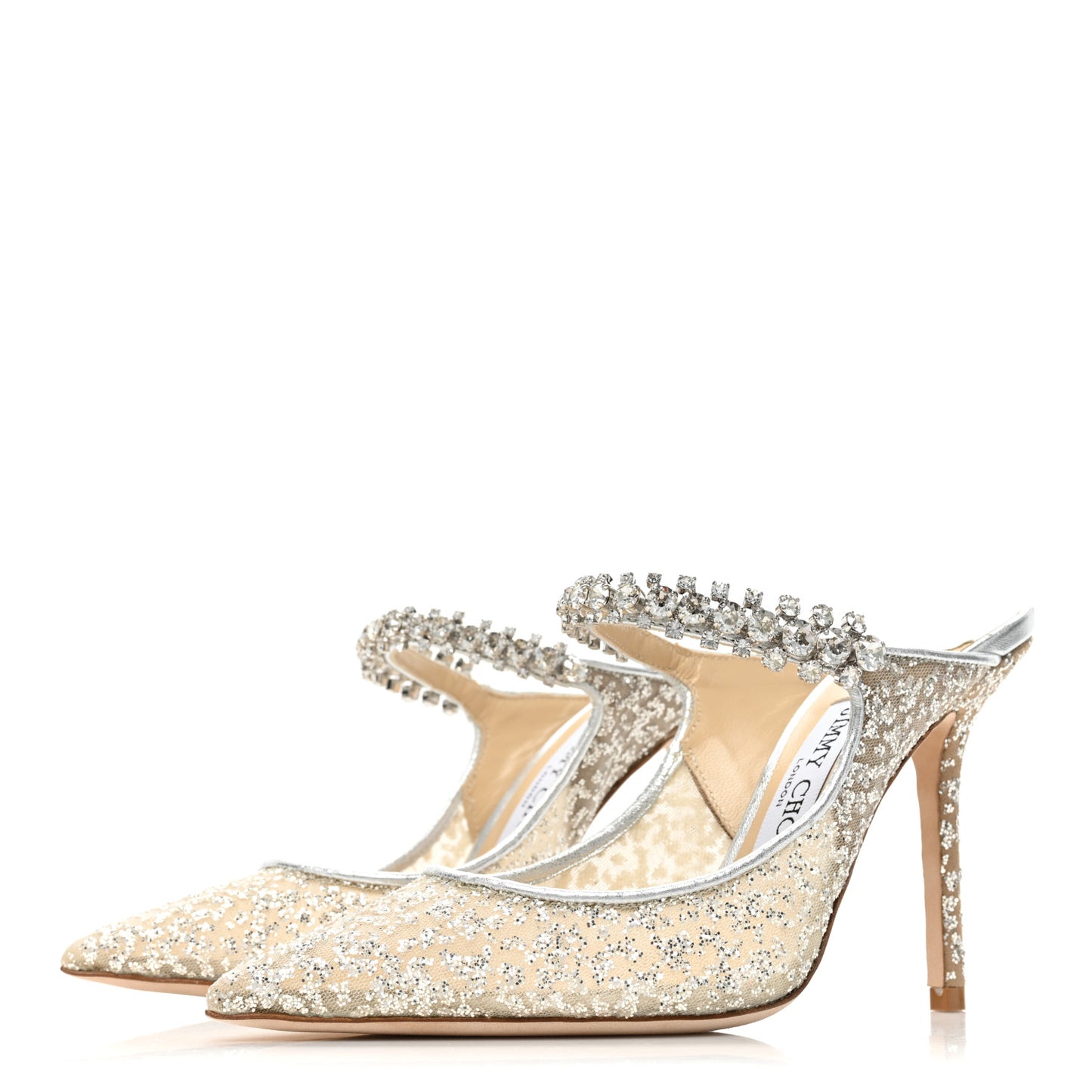 Lace Crystal Bing 100 Pumps 35 Ivory