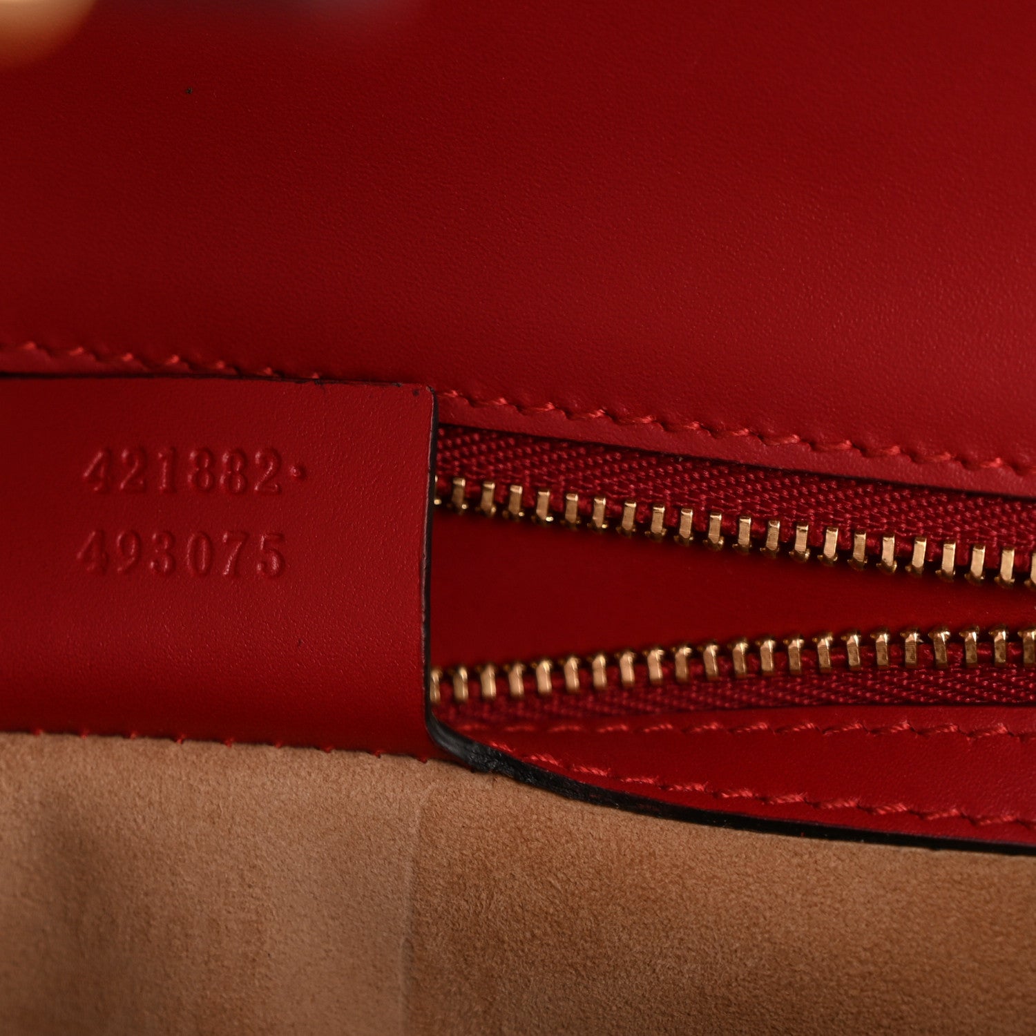 Gucci Calfskin Small Sylvie Shoulder Bag Hibiscus Red 7 of 17