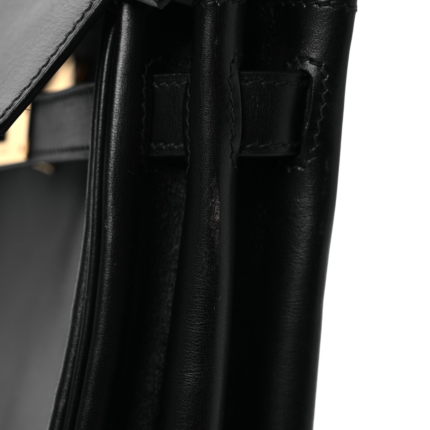 Hermes Box Kelly Retourne 28 Black 17 of 18