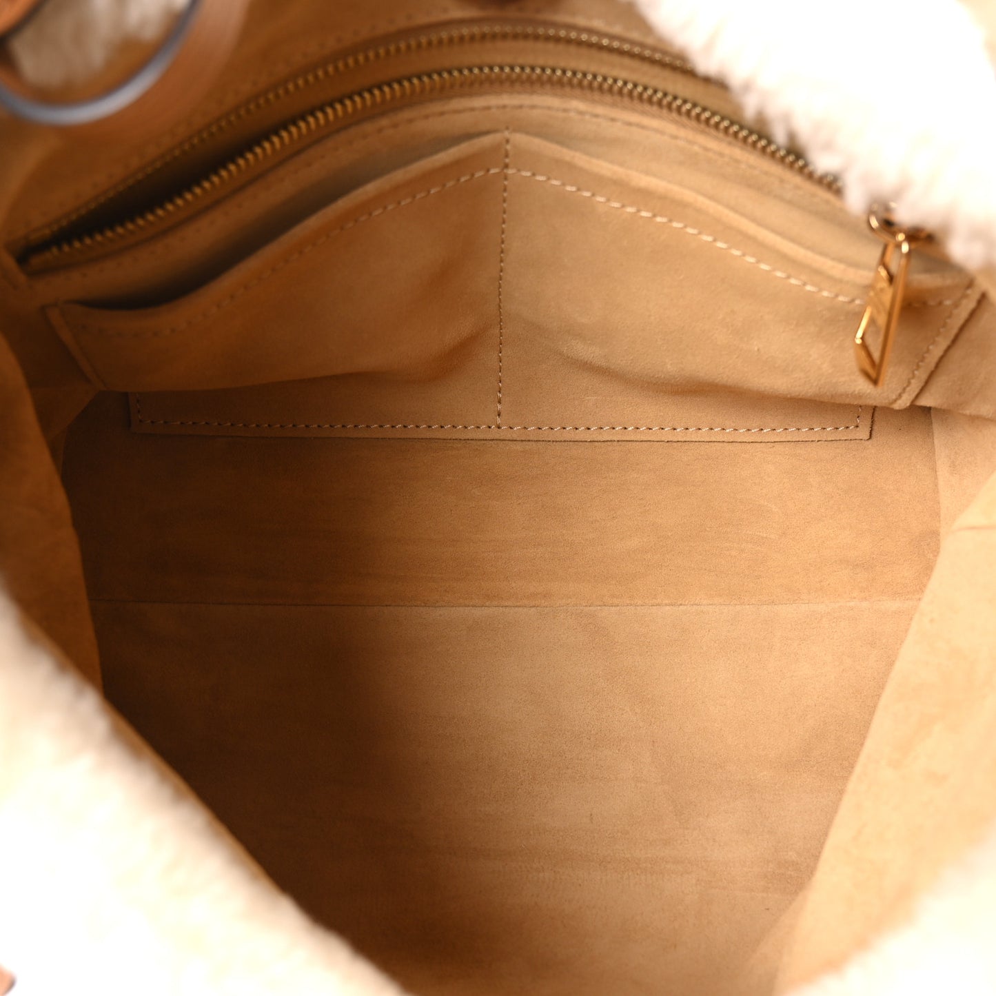 Suede Mahina CarryAll PM Beige