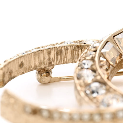 Chanel Baguette Crystal Dubai CC Brooch Gold 6 of 7