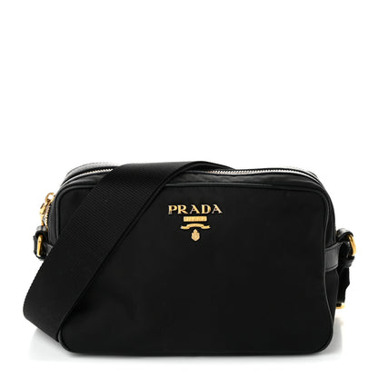 Prada Tessuto Nylon Soft Calf Camera Bag Black 1 of 9