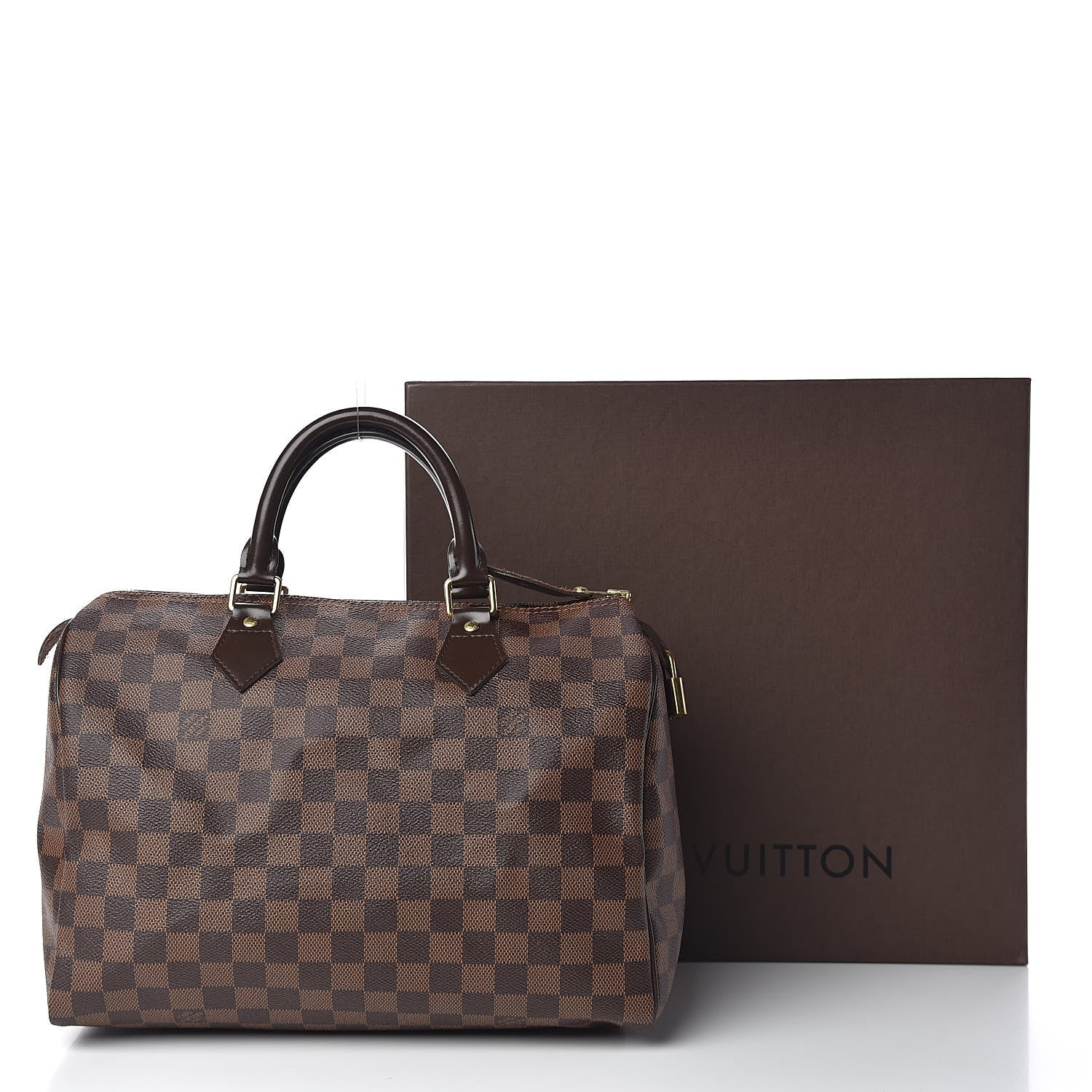 Louis Vuitton Damier Ebene Speedy 30 13 of 13