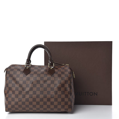 Louis Vuitton Damier Ebene Speedy 30 13 of 13