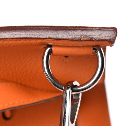 Hermes Taurillon Clemence Jypsiere 34 Orange 15 of 19