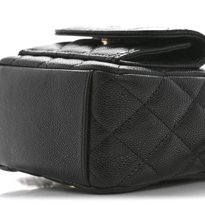Chanel Caviar Quilted CC Mini Classic Backpack Black 10 of 11