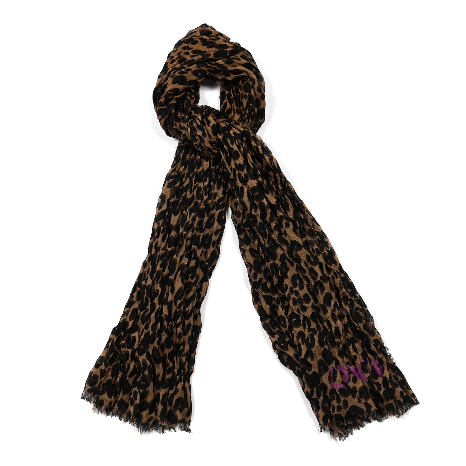 Louis Vuitton Cashmere Silk Leopard Etole Stole Marron 1 of 4