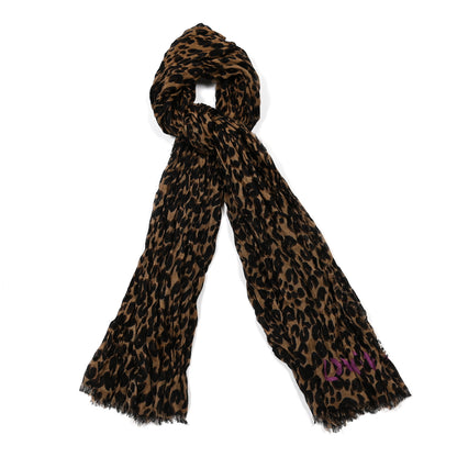 Louis Vuitton Cashmere Silk Leopard Etole Stole Marron 1 of 4