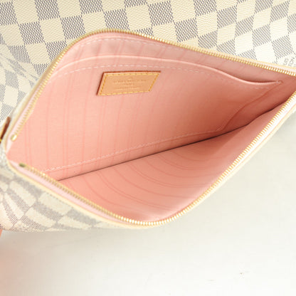 Louis Vuitton Damier Azur Neo Neverfull MM Rose Ballerine 9 of 9