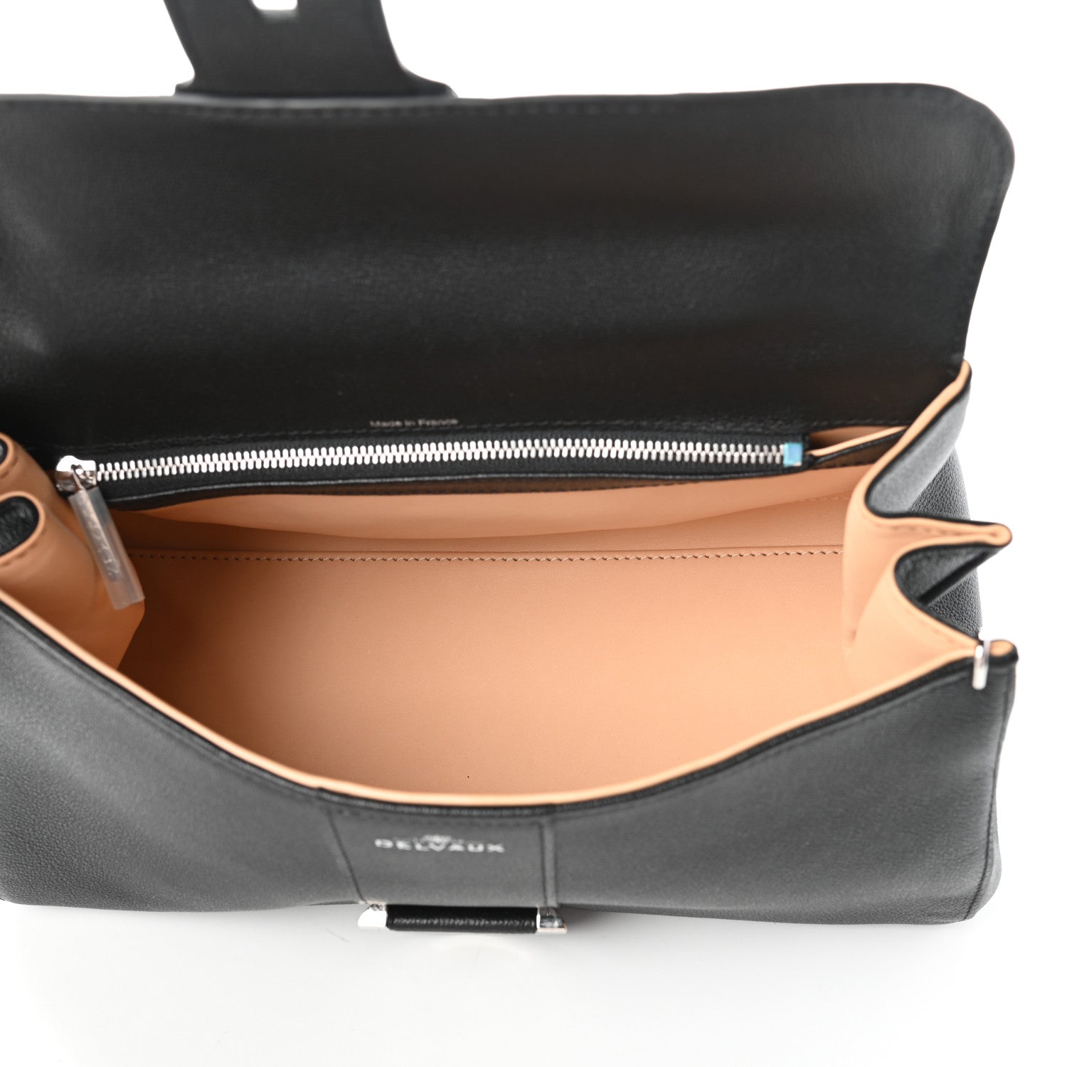 Delvaux Calfskin Mini Brillant East West Satchel Black 5 of 9