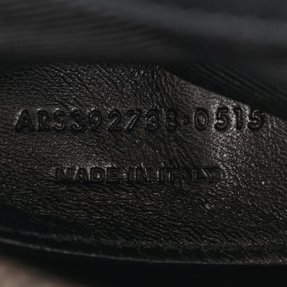 Saint Laurent Sheepskin Matelasse Chevron Monogram Large College Satchel Black 7 of 16