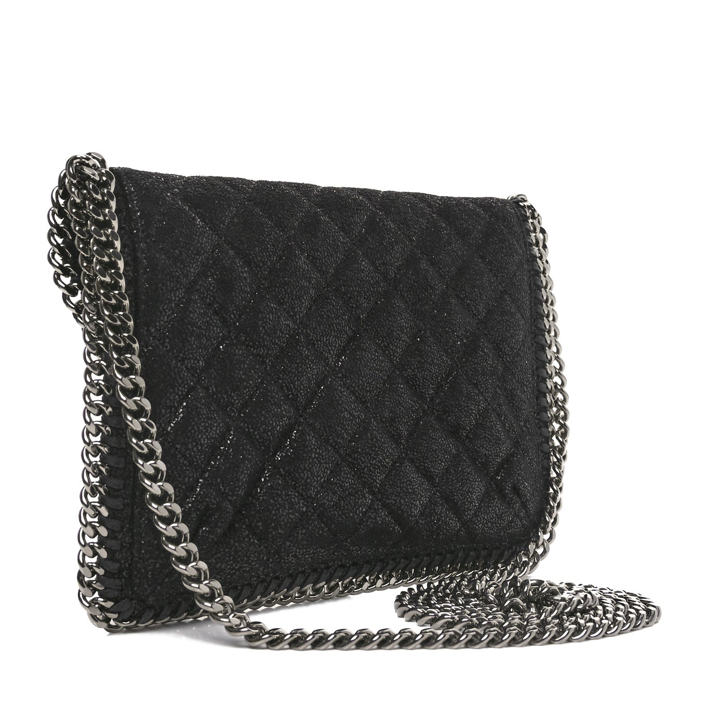 Shaggy Deer Falabella Mini Crossbody Bag Black